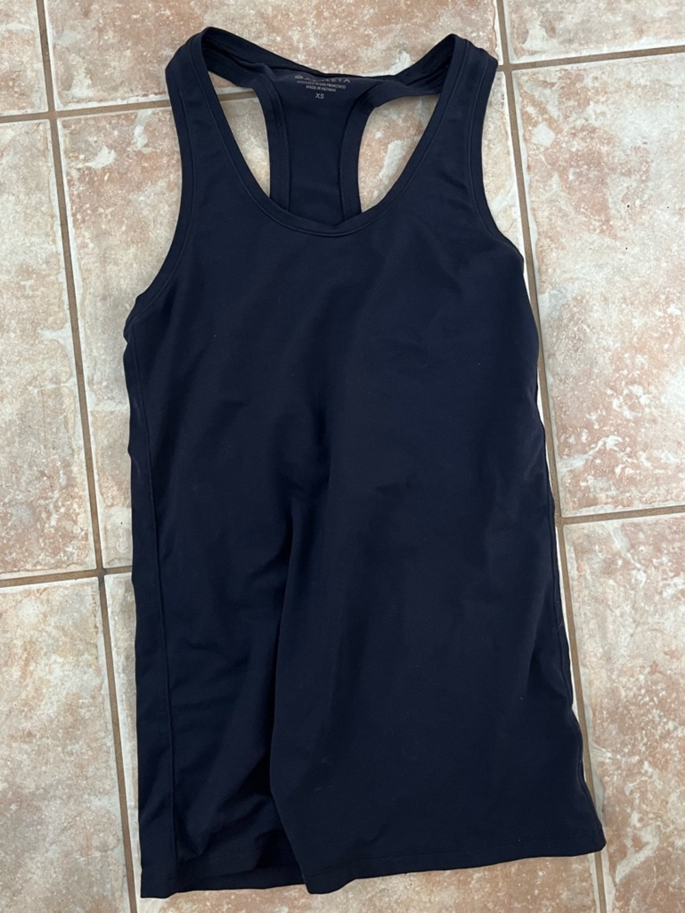 Athleta Black Racerback Performance Tank